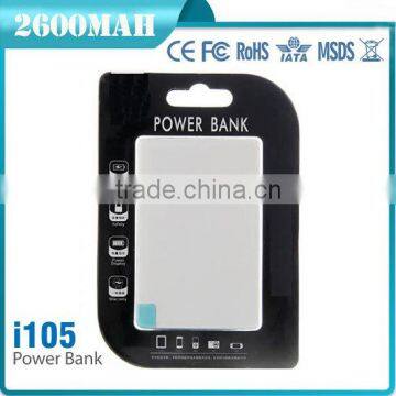 Best Selling Products Portable Credit Card Power Bank 2600mah photo-6