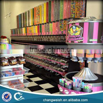 wood with 3 tier acrylic sweets and candy display stand