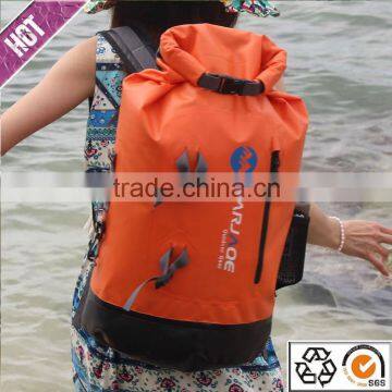 Chinese manufacturer 2016 hot selling PVC tarpaulin waterproof dry bag backpack for outdoor camping