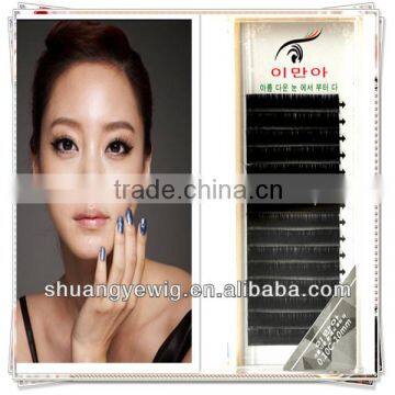 Super gloss wholesale individual eyelash extension from Korea