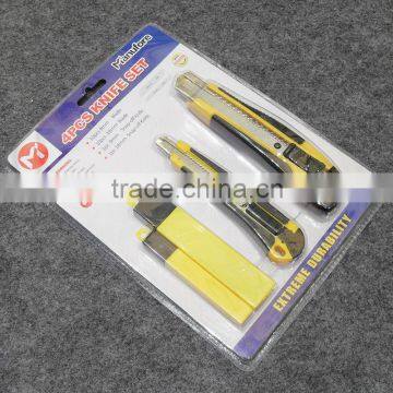 4pcs utility knife set