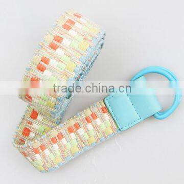 Factory Directly Sell 38mm Width Soft Solid Woven Cotton Belt photo-3