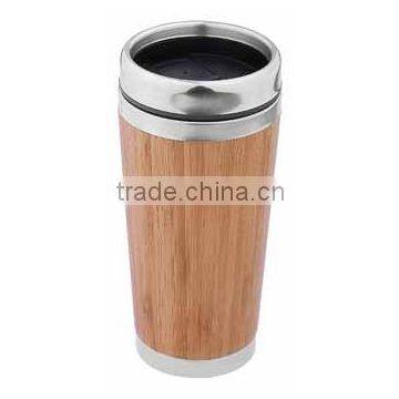 Auto mug with 100%natural bamboo