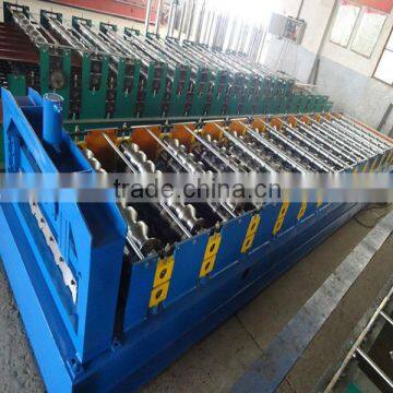 Colored cold steel roof sheet roll forming machine