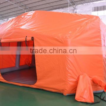 Waterproof durable air tight army inflatable emergency shelter medical tent for sale