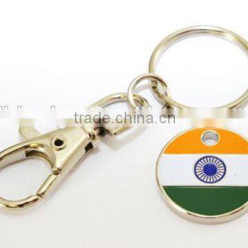 Supermarket Trolley Coin Token Key Ring,suppermarket Coin,token Coin
