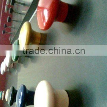 4mm Dia Hole Plastic Drawer Knobs With Flat Surface