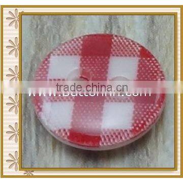 Eco-friendly Resin Strip Patterned 2 Hole Shirt Button photo-1