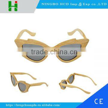 2016 Hot Personalized Custom Natural Wood Frame Sunglasses