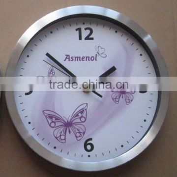 10 inch quartz aluminum wall clock