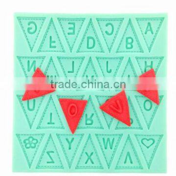 Silicone Letter Mold Candy Making Alphabet Fondant Molds photo-2