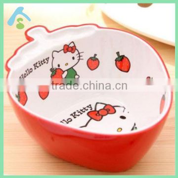 Melamine round bowls with cartoon logo