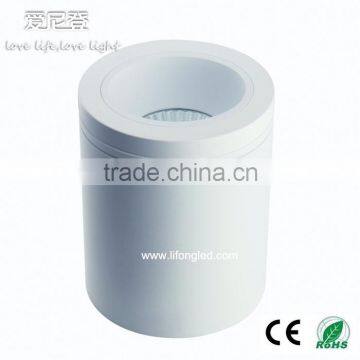 white 120mm surface mounted downlight led 9W Factory price high CRI dimmable adjustable china led lights