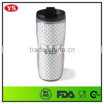 350ml Reusable Thermal Double Wall Coffee Mug With Paper Insert