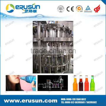 Glass bottle beverage liquid filling machine