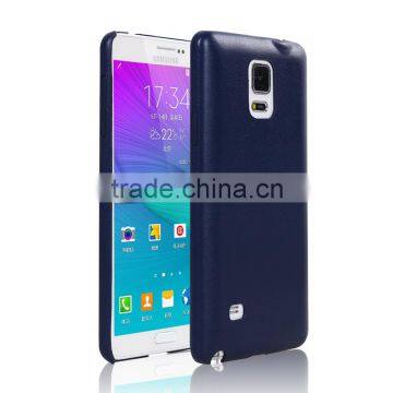 LZB hot selling PU leather slim back Skin cover phone case for samsung galaxy note 4