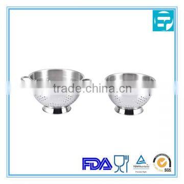 steel silver fruit bowl with 18/8 s.s.
