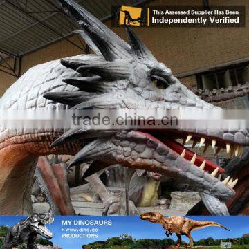 MY Dino-C031 Museum realistic dragon head statues for sale