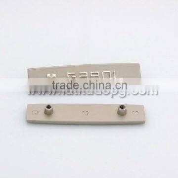 CR-ML00023 Custom Logo Engrave Metal Logo Label Sew for Leather photo-4