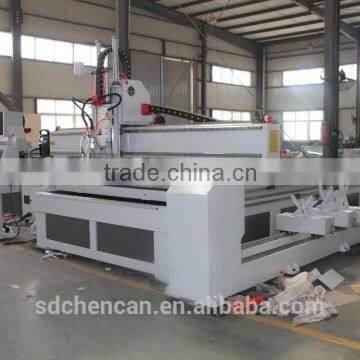 6m Cutting copper/iron/galvan Plasma Machine with spindle do wood work and rotary device do metal tube cut