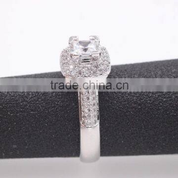 Trendy 925 Silver Zircon Pave Setting Ring for Women photo-3
