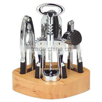 4Pieces Luxury wine corkscrew kitchenware sets