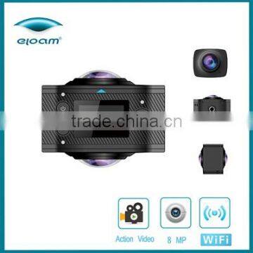 Dual Lens 1080p full shot 360 degree CCTV Camera
