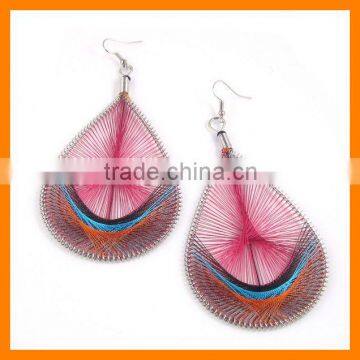 Bohemia Handmade Threading Peacock Earring