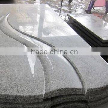 G623 China Haicang White Grey Granite Monument Headstone