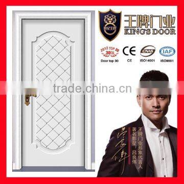 Wooden mdf laminated door with veneer painting