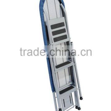 2015 Hot Type Folding Ironing Board With Step Ladder Anti-slip Two Using With 100% Cotton Cover photo-5