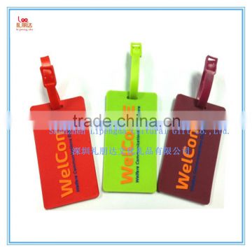 OEM best quality silicone luggage tag, OEM best quality silicone luggage tag for business card holder travel