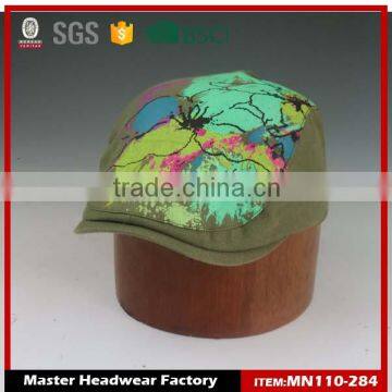 Solid Color Classic Style Duck Bill cotton unisex ivy Cap