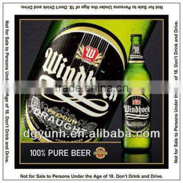 Beer Advertisement Vinyl Tablecloth