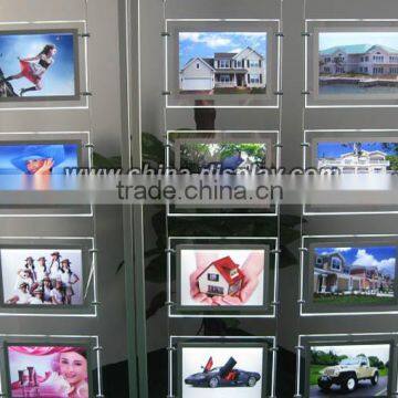 Transparency Lightbox Display Sign Hanging Window Led Light Pockets photo-3