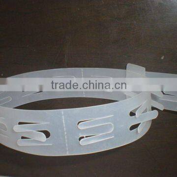 Plastic clip strips for supermarket