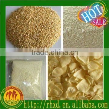 Dehydrated garlic with flakes/granules/powder