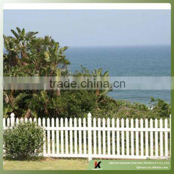 PVC material white fence panels