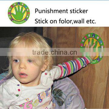 children punishment stickers,can be stick on table,floor,wall