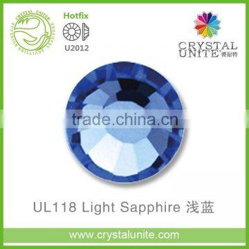 U2012 Light Sapphire Lead Free Hot Fix Rhinestone