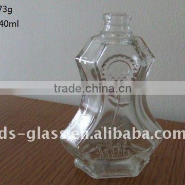 40ml shaped perfume glass bottle