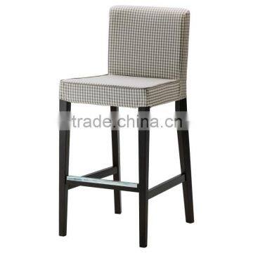 Wood dining chair with cushions