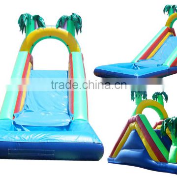 New design mini inflatable slide on sale,small inflatable water slide tropical JFIS-1197