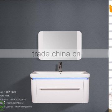 PVC&MELAMINE BATHROOM WALL-MOUNTED VANITY CABINET