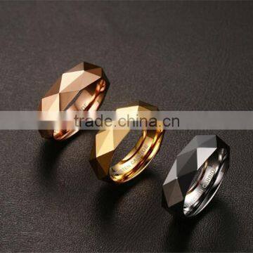 6 mm Rhombus Band Tungsten Ring photo-4