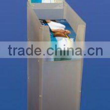 single tier Acrylic Brochure Display Stand/dump bin