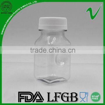 PET Square Empty Juice Packaging Wholesale 100ml PET Bottle With Food Grade photo-5