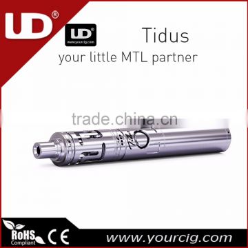 Youde 800MAH mechanical mod UD Tidus vape mod 2ml top filling by resistance 1.8ohm and 2extra coils