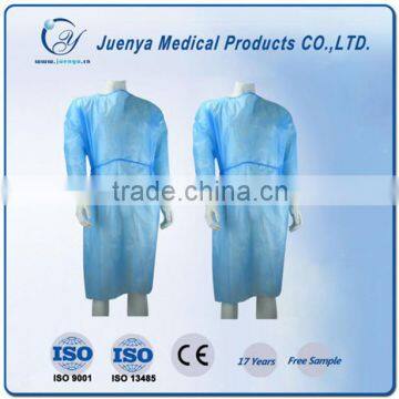 2015 newly surgical nonwoven sterile isolation gown