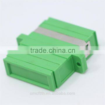 Green-cap SC APC DX Fiber Optic Adapter photo-2